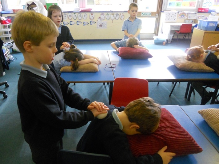 Massage in the classroom