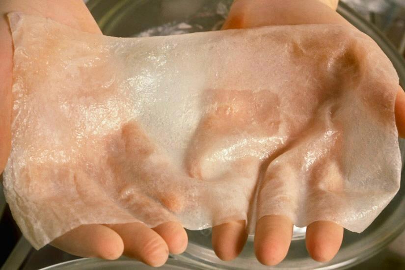 3D printing human skin
